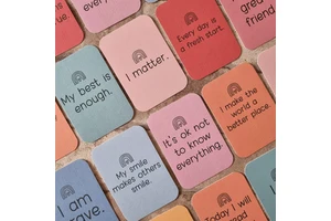 Mini Affirmation Cards Affirmations Planner Mental Health Affirmations Children Back To School Positivity Cards Self Care