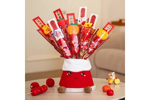 I1083 New Year Decoration 2026 Plush Creative Ornament Horse Year Photo Prop for Festival and Spring Festival Decoration