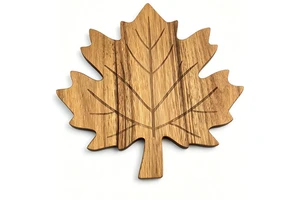 Thanksgiving Bamboo Snowflake Shape Eco-Friendly Cheese Cutting Chopping Board Fall Party Favors Autumn Party Decor Supplies
