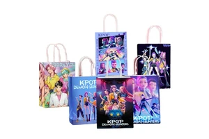 RJ Cartoon Anime Festival Gifts Bag Pop Candy Paper Bag Handbag Kids Birthday Gift Wrapping Pouch Wedding Souvenir Storage Bag
