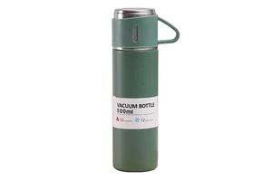 Fathers Day Gifts Giveaways with Logo 500ml Stainless Steel Vacuum Cup Portable Cups Outdoor Bottle Business Gift Souvenir