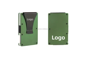 Promotional Business Gifts Logo Custom Minimalist Wallet for Men RFID Blocking Men Wallets & Card Holder for Men;s Business