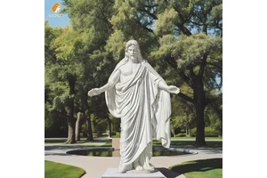 Religious Decoration Hand Carved Marble Christus Statue For Sale