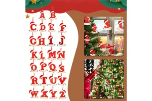 26 Small Resin Candy-Shaped Hanging Decorations DIY New Year & Christmas Ornament UV Printed Packed in Box Home Holidays