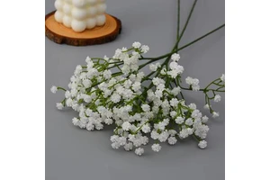 Wholesale Artificial Gypsophila Flower Fake Real Touch Mini Baby Breath Flowers Valentine's Day Wedding Supplies Handmade Long