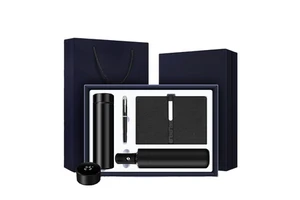 Custom Luxury Corporate Gift Set Christmas Father's Day Thanksgiving Executive Kits Vacuum Cup Notebook Promotional Giveaway Box