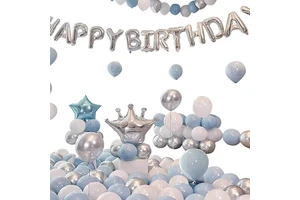 LILIS Professional Birthday Backdrop Set | Modern Round Latex Arch Fabric Background High-End Adult Party Photography Made China