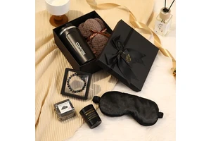 Lunaire Custom Black Father's Day Gift Boyfriend Gifts Basket Ideas Set Thank You Gifts Birthday Presents for Him