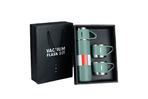 Father's Day Gift Box Gift Set Hot Sale Travel With 2 Cups Business Custom Luxury Tea Cup Vacuum Insulated Mug 500ml Gift Set