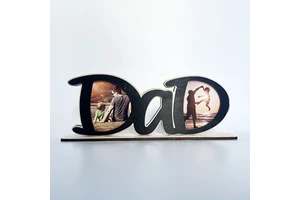 New Dad's Day Home Decor Wooden Festival Gift Creative Desk Ornament Woodcraft Artwork Artisanal Decorations