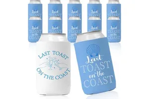 U-Meking Custom Bachelorette Can Cooler - Beach Coastal Party Favor For Bridal Shower Bridesmaid Gift Wholesale