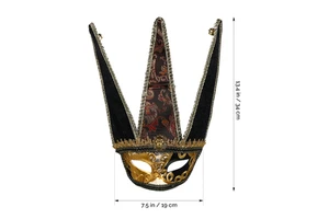 Men's Venetian Style Masquerade Party Mask New Halloween Carnival Fancy Dress Ball Mask Resin Material Venice Party Mask