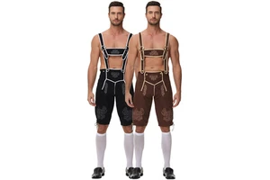Hot Sale Men's German Oktoberfest Costume Overalls COS Outfit Beer Festival for Halloween Man