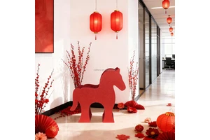 Chinese Style Large Paper Honeycomb 2026 New Year's Day Home Decorations Chinese Style Decorations