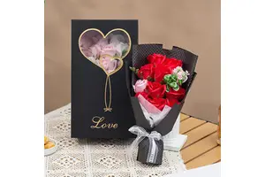 Handmade 11-Simulation Rose Soap Bouquet Creative Small Gifts For Mother's Day Valentine's Day Christmas Cross-Border Wholesale