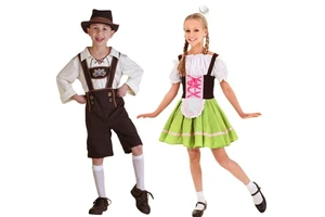 Culture Festival Children's Costume Halloween Boys and Girls Traditional Costume German Oktoberfest Kids Costume