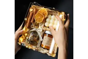Wholesale Handmade Valentine's Day Gift Set with Aromatherapy Scented Bubble Candles & Luxury Box-Environment-Friendly