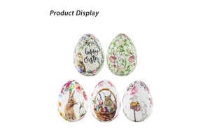 Custom Large Easter Egg Decoration Colorful Standing Toys for Party & Home Wholesale Holiday Supplies
