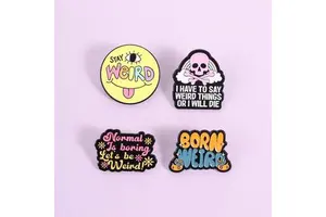 Professional Customizable Zinc Alloy Fairy Theme Metal Pins for Graduation Halloween Easter New Year Gifts-Multi-Occasion