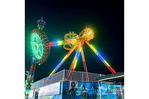 Amusement Park Big Pendulum Ride Thrilling 180° Swing Giant Pendulum For Outdoor Theme Park