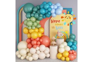 Birthday Party Decoration 10 Inch Latex Helium Macaroon Color Birthday Party Ballon Matte Light Blue Decorative Balloons for Boy