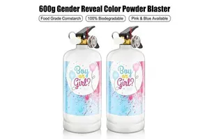 Wholesale Large Capacity 600g Corn Starch Smoke Extinguisher Gender Reveal Powder Spray Biodegradable Children Diwali Halloween