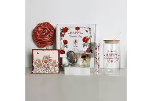 Luxury Valentine's Day Gift Set for Couples with Customizable Business Bath Salts