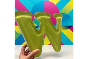 Customizable Green Jelly-Letter LED Neon Battery/Adaptor Bar Decor-Soft-Glow Marquee Letters Manual Control Direction 12V 1 Year