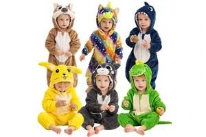Michley Customized Halloween Costumes Cartoon Kids Jumpsuits Boys Girls Animal Romper