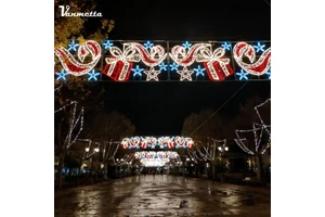 New Arrived Christmas Outdoor Illuminate Decoration Led Across Street Motif Light
