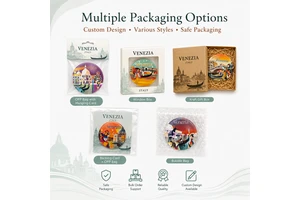 Wholesale Venezia Ceramic Fridge Magnet 3D Porcelain Venice Souvenir Magnet Custom Travel Gift Set Refrigerator Magnet Sticker