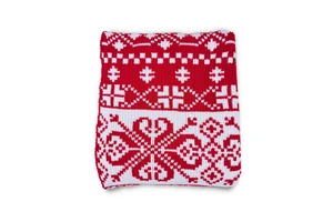 Wholesale Seasonal Jacquard Soft Polyester Chenille Knitted Throw Blanket For Christmas Decoration