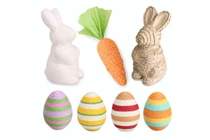 2025 Easter Gifts Supplier Children Candy Egg Carrot Storage Bunny Bag Basket Party Festival Decor Plush Toys for Kids Nursery