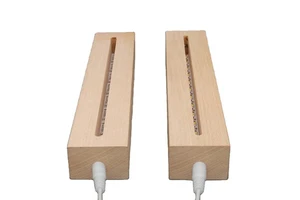 Creative 3D USB Acrylic Wood Luxury Night Light for Mother's Day Personalized Gifts