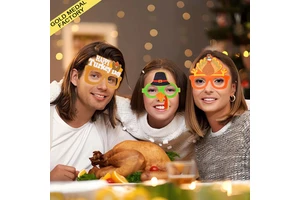 Thanksgiving Glasses Turkey Eyeglasses Funny Party Glasses for Kids Adults Thanksgiving Decorations Party Favors
