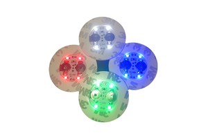 LED Eco-Friendly Plastic Drink Lights Coasters Color Change Flashing For Wedding Favors Party Decoration Portable Silk Printed