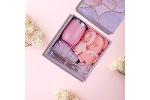 Birthday Gift Sets for Mom Women Grandma Mothers Day Valentines Days Gifts Cup Towel Umbrella Box Sister Pink New Year Gift Sets