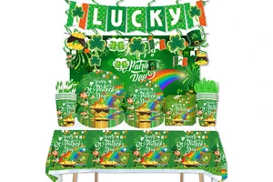 Ireland St. Patrick's Day & Thanksgiving Festival Party Decoration Set Paper Disposable Tableware Customized Service