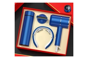 Gadgets Promotional Business Gifts Vacuum Flasks Neck Massager Power Bank Umbrella Hair Dryer Set for Fathers Day Gift Gift Sets