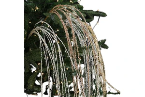Hot Selling Christmas Party Decorations Home Garden Decor Glitter Artificial Christmas Tree Branch Factory Wholesale