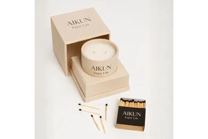 AIKUN Custom Label Private Label Supplier Scented Candles For Home Fragrance Relaxation Stress Relief Birthday Gift