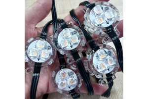 UL 30mm Led Christmas Light Decoration 12v 24v 36v IP67 Waterproof Holiday Led Pixel Point Light Rgbw Permanent Outdoor Light