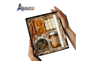 Wholesale Valentines Day Gift Set Scented Bubble Candle and Valentines Scented Candle Set with Luxury Box