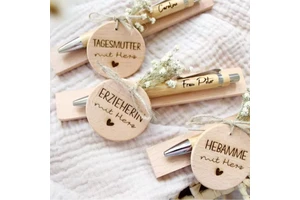 Personalized Bamboo Ballpoint Pen with Gift Packaging Perfect Teacher's Day Gift for Educators
