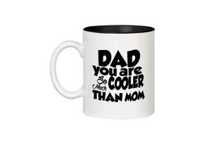 Best Selling Dad Gift Mug for Father Day Gift Black Dad Ceramic Inner Color Cup Coffee Mug