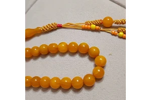 Modern Luxury Eco-Friendly Resin Tasbih with Tassel Handmade Round Party Supplies