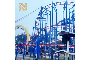 Nova Rides Large Extreme Thrill Customized Outdoor Kiddie Games Roller Coaster Spinning Coaster For Sale Outdoor Roller Coaster