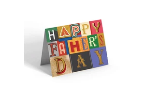 Customized Father's Day Greeting Card Del Padre for Gift Set