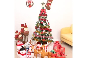 Factory Direct Sales 1.5m Christmas Tree Package Encrypted Lighting Hotel Shopping Mall Home Decorations Green Christmas Tree