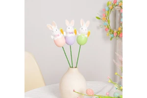 Wholesale Easter Cute Rabbit Egg Flower Bouquet Creative Resurrection Egg DIY Flower Bouquet Arrangements for Easter Decorations